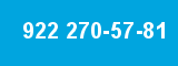 922 270-57-81 922 270-57-81